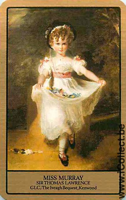 Single Playing Cards People Little Girl Miss Murray (PS03-60F) - Click Image to Close