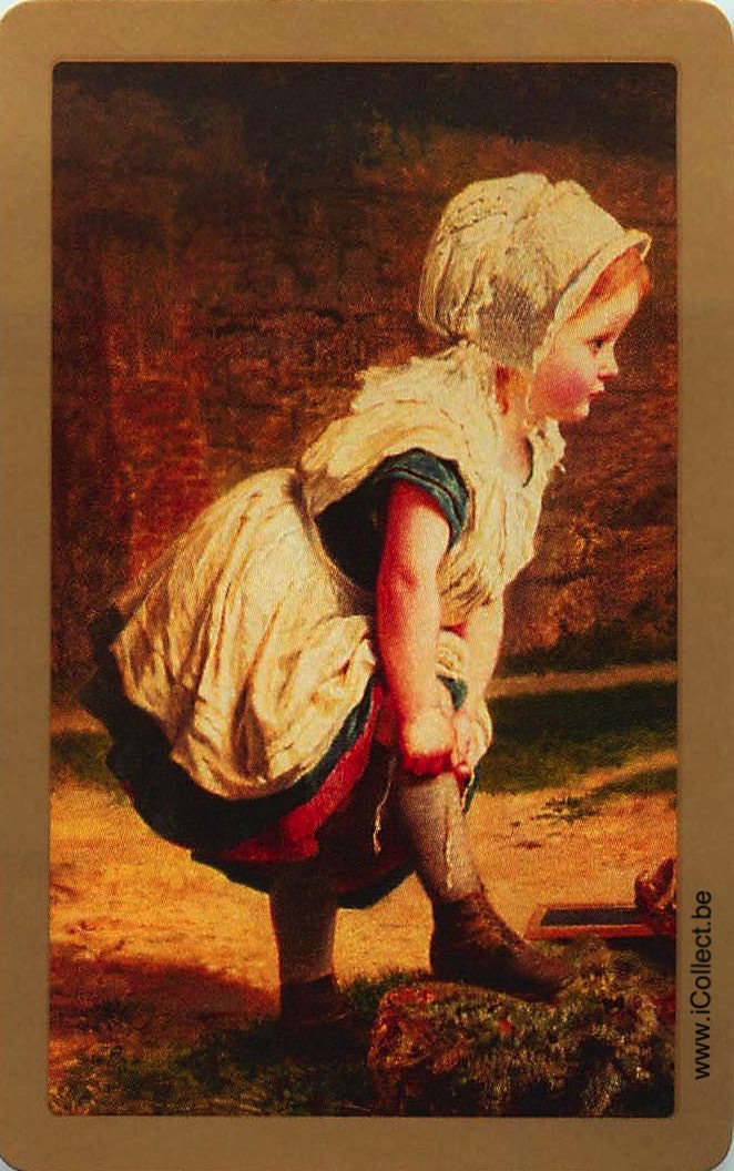 Single Swap Playing Cards People Little Girl (PS07-32B)