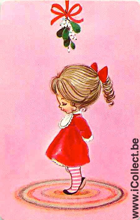Single Swap Playing Cards People Little Girl (PS07-06C)
