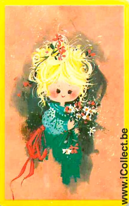 Single Swap Playing Cards People Little Girl (PS07-06E)
