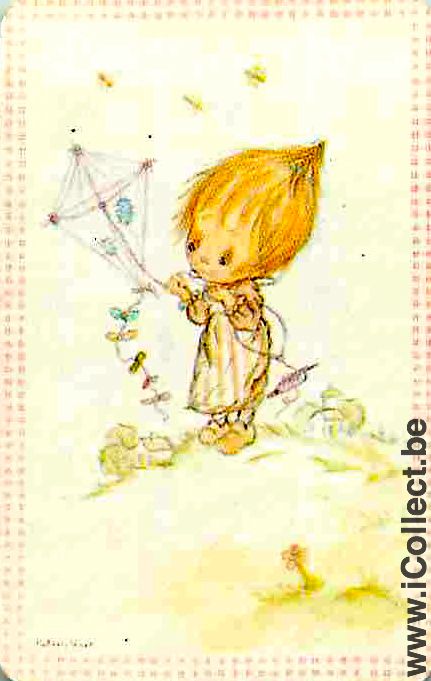 Single Swap Playing Cards People Little Girl (PS07-06I)