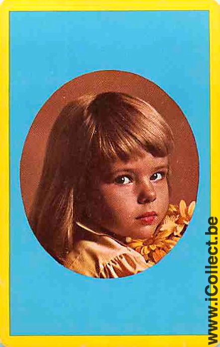 Single Playing Cards People Little Girl (PS07-07C)