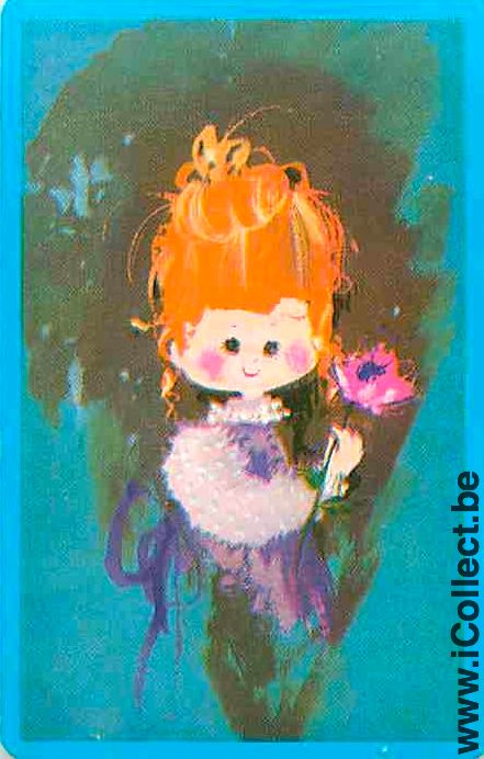Single Swap Playing Cards People Little Girl (PS07-07G)