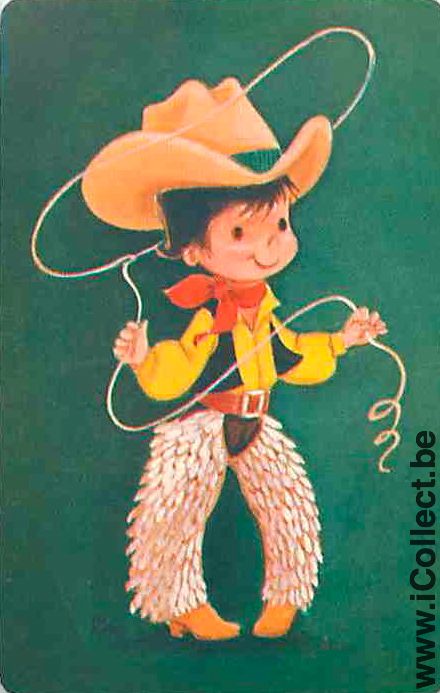 Single Swap Playing Cards Child Cowboy Kid (PS13-06E)