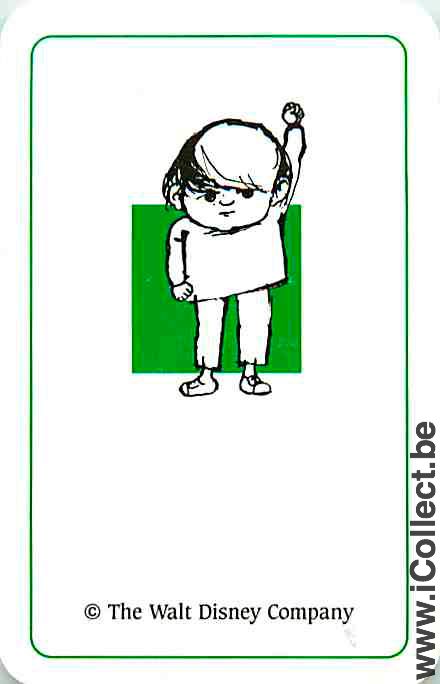 Single Playing Cards People Little Boy (PS07-12G)