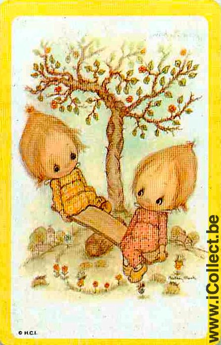Single Swap Playing Cards People Boy & Girl (PS07-13D)