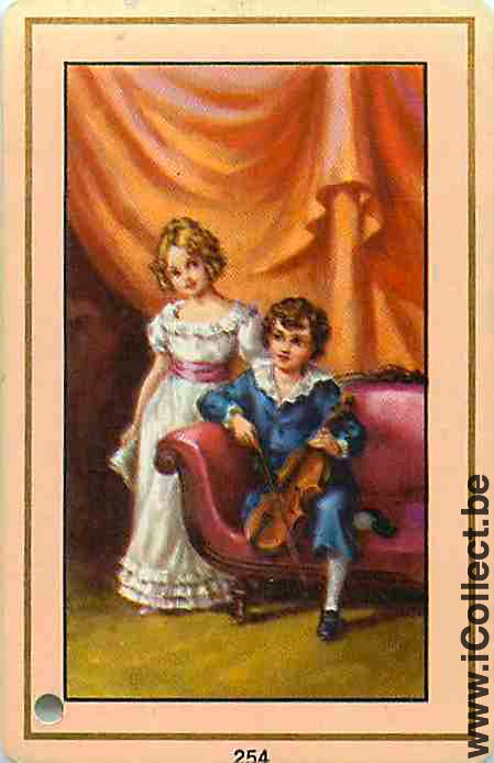 Single Playing Cards People Boy and Girl (PS03-36B)