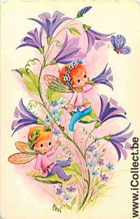 Single Playing Cards People Little Elfs (PS14-32F)