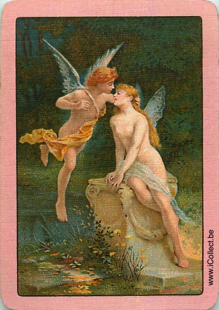Single Swap Playing Cards People Elf & Angel (PS07-23C)