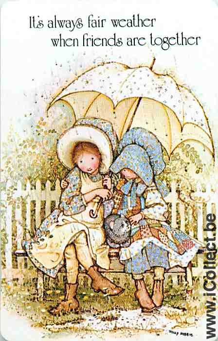 Single Playing Cards People Holly Hobbie (PS14-53I) - Click Image to Close