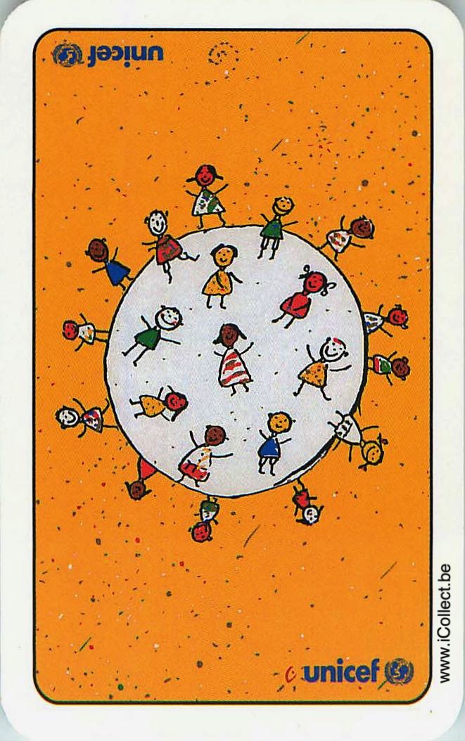 Single Swap Playing Cards People Unicef (PS07-46H)