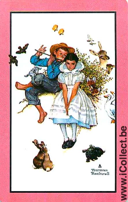 Single Playing Cards People Norman Rockwell (PS07-17I)