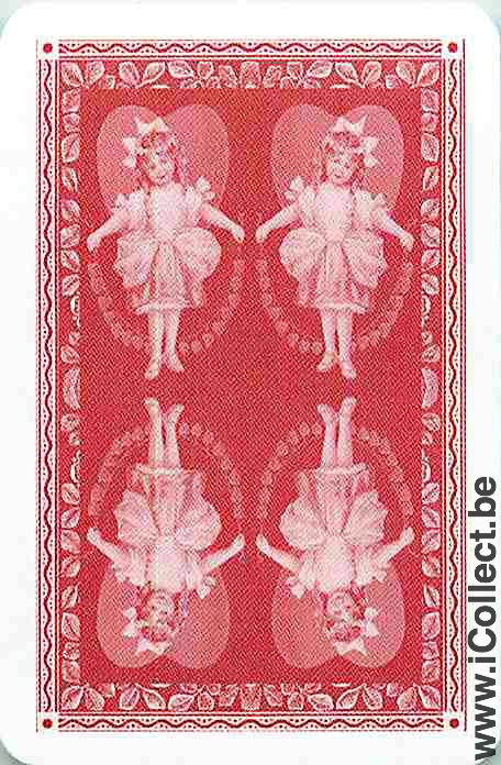 Single Playing Cards People Little Girl (PS07-18D)