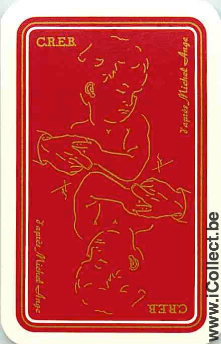Single Playing Cards People Child C.R.E.B (PS13-12G)
