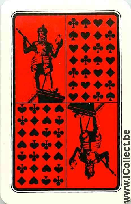 Single Playing Cards People Man (PS14-33I)
