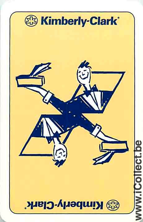 Single Playing Cards People Man Kimberly-Clark (PS14-34D)