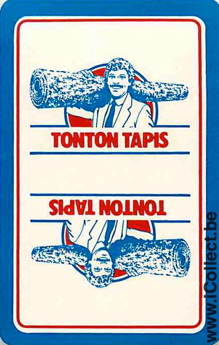 Single Swap Playing Cards People Man Tonton Tapis (PS14-36B)