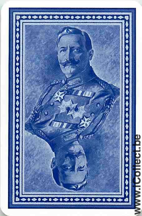 Single Playing Cards People Man General (PS14-36C) - Click Image to Close