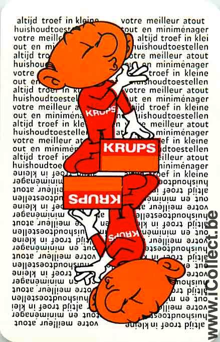 Single Swap Playing Cards People Man Krups (PS02-19A)