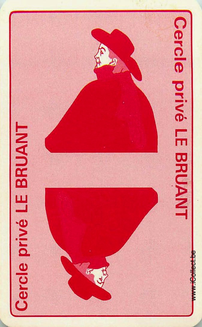 Single Swap Playing Cards People Le Bruant Man (PS10-04B)