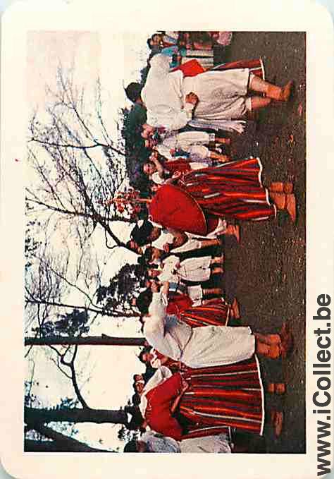 Single Playing Cards People Dancer (PS14-38B)