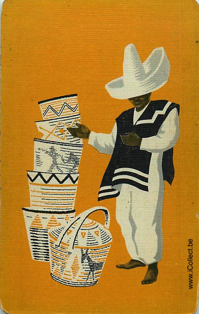 Single Swap Playing Cards People Mexican (PS10-23E)
