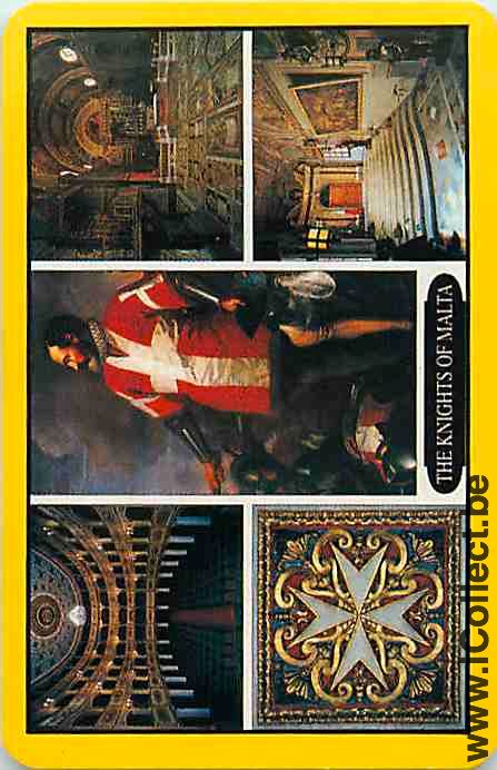 Single Playing Cards People The knight of Malta (PS15-41B)