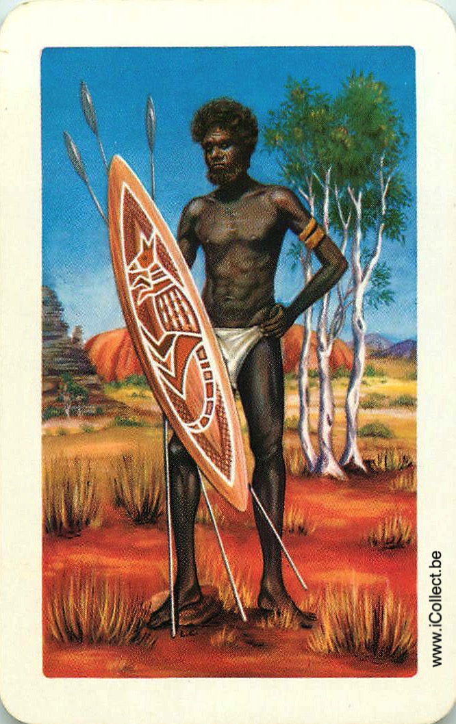 Single Swap Playing Cards People African (PS22-17I) - Click Image to Close
