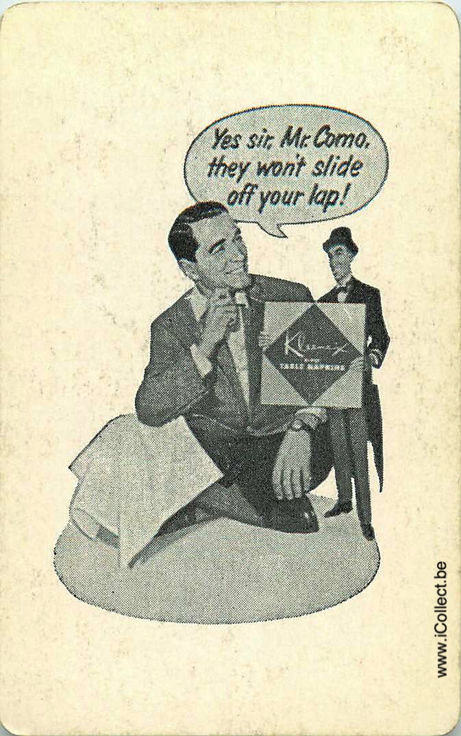 Single Swap Playing Cards People Men Clinex (PS03-08H)
