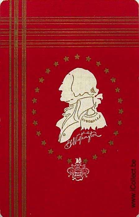 Single Swap Playing Cards People Washington (PS21-40D)