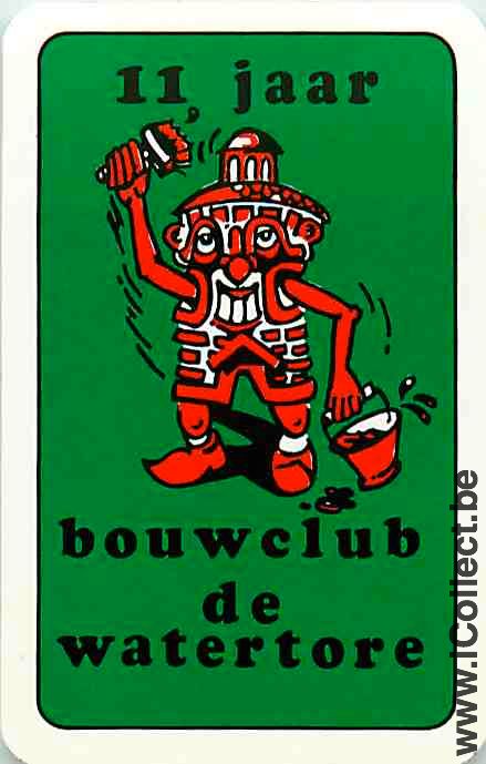 Single Swap Playing Cards Bouwclub de Watertore (PS15-48C) - Click Image to Close