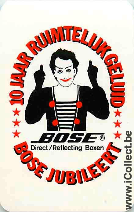 Single Playing Cards People Bose (PS15-48F) - Click Image to Close