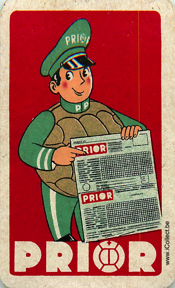 Single Swap Playing Cards People Prior Postman (PS03-05H)
