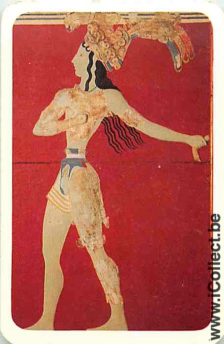 Single Swap Playing Cards People Greek Man (PS15-50A)
