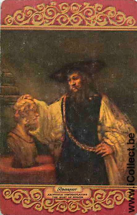 Single Playing Cards People Rembrandt (PS15-51D) - Click Image to Close