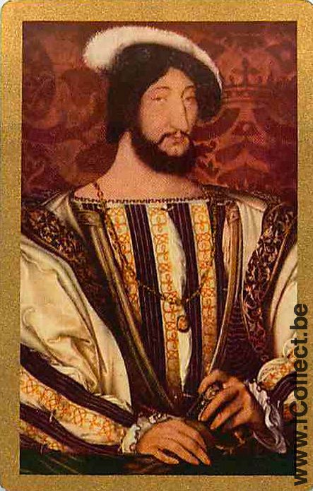 Single Playing Cards People Man Head (PS15-51E)