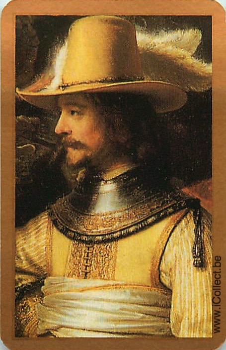 Single Swap Playing Cards People Man Head (PS21-39I)