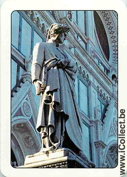 Single Playing Cards People Statue (PS15-53F)