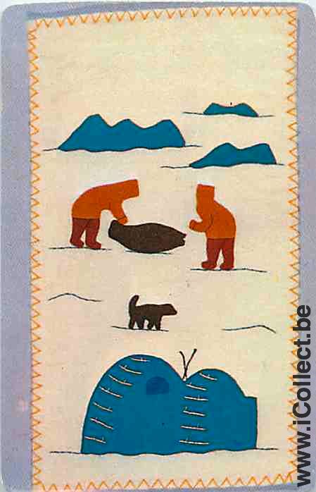 Single Playing Cards People Human and dog (PS15-53I) - Click Image to Close