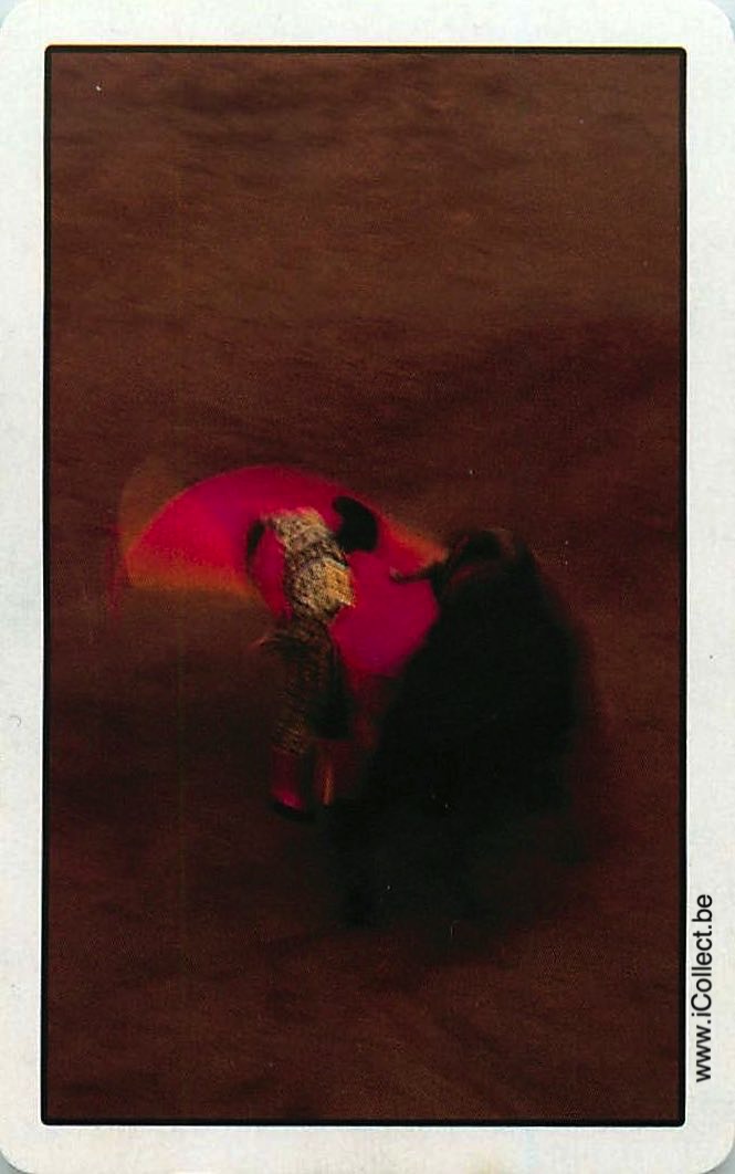 Single Swap Playing Cards People Man smoking & Dog (PS15-14I)
