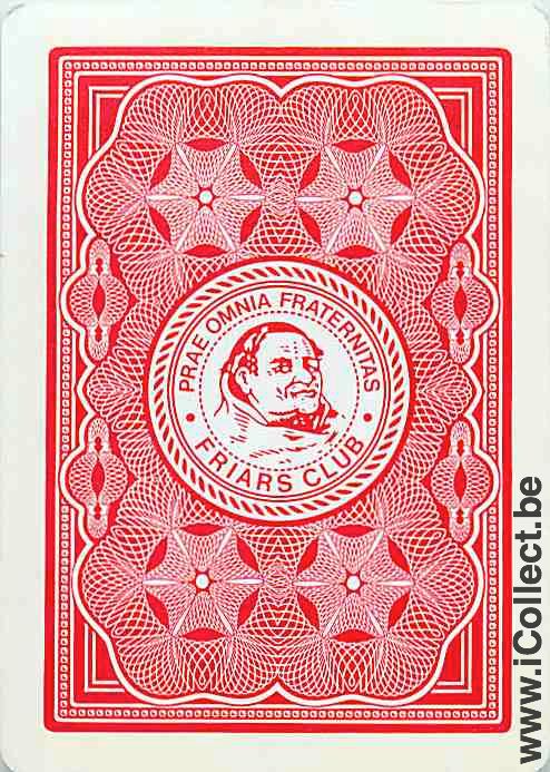 Single Playing Cards People Friars Club (PS15-57B)