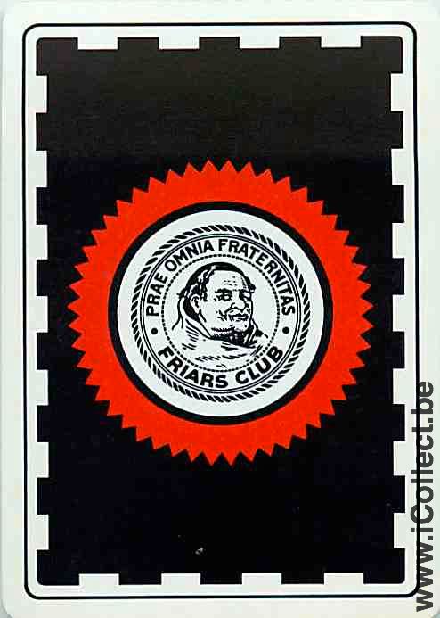Single Playing Cards People Friars Club (PS15-57C)