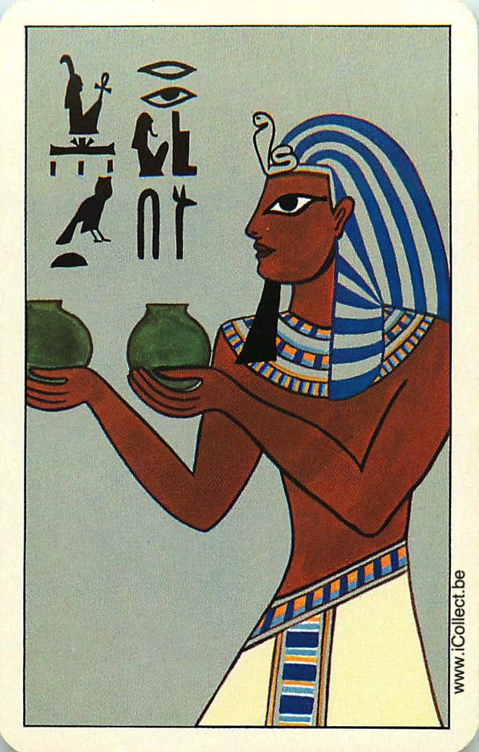 Single Swap Playing Cards People Egyptians (PS07-52B)