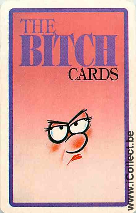 Single Playing Cards People The bitch (PS15-60G)