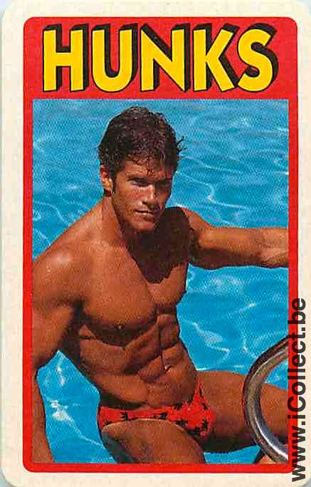 Single Swap Playing Cards People Sexy Man Hunks (PS16-01I)