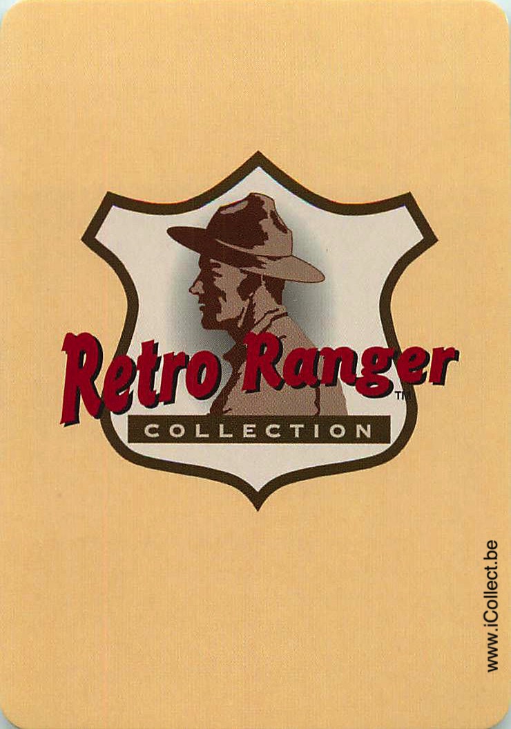 Single Swap Playing Cards People Retro Ranger (PS22-04I)