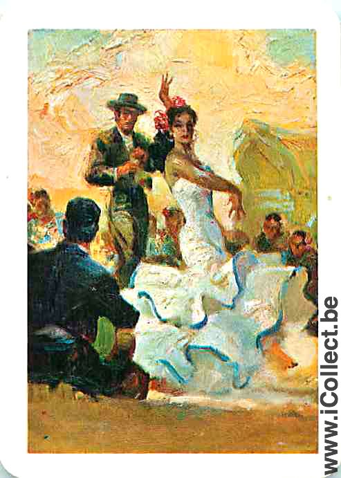 Single Swap Playing Cards People Flamenco Dancers (PS07-21E)