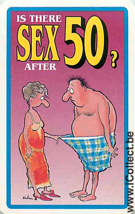 Single Swap Playing Cards People Sex After 50 (PS03-19D)