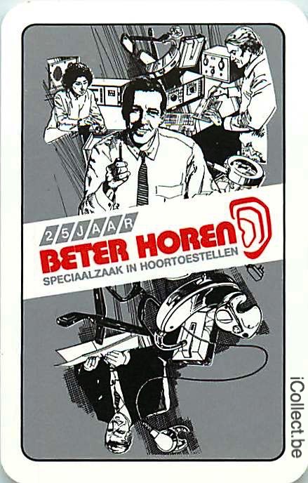 Single Swap Playing Cards People Beter Horen (PS04-59A) - Click Image to Close