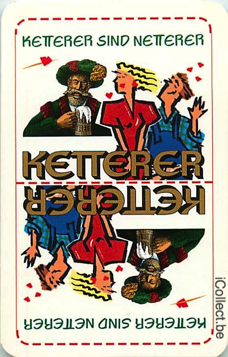 Single Playing Cards People Ketterer (PS05-26B) - Click Image to Close